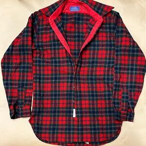 Pendleton Red and Blue vintage Plaid Jacket M